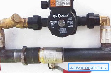 За допомогою байпаса можна врізати насос в застарілу гравітаційну систему опалення За допомогою байпаса можна врізати насос в застарілу гравітаційну систему опалення