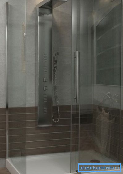 За допомогою піддону можна швидко спорудити душову кабінку. За допомогою піддону можна швидко спорудити душову кабінку.