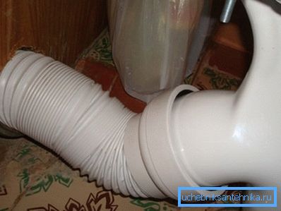 Самостійна установка гофри на унітаз Самостійна установка гофри на унітаз