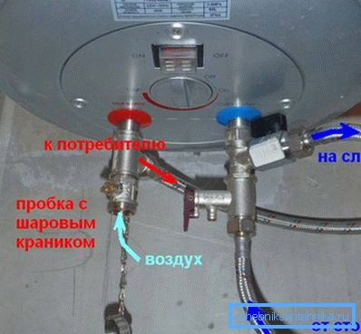 3972 Схема видалення води з бойлера