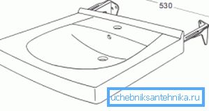 Схема установки умивальника Схема установки умивальника