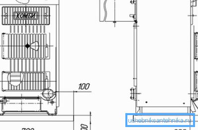 Схема пристрою котла Кіровського заводу Схема пристрою котла Кіровського заводу