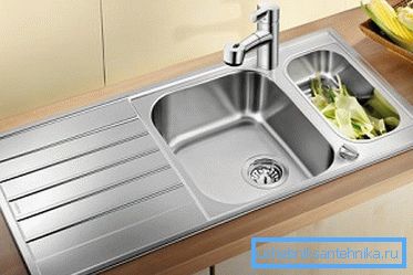 Штампована мийка на кухні Штампована мийка на кухні