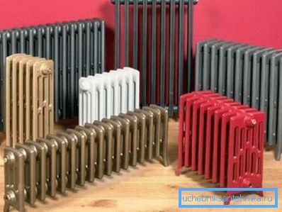 Сучасні чавунні батареї деякі виробники випускають з ніжками - як підлогових радіаторів Сучасні чавунні батареї деякі виробники випускають з ніжками - як підлогових радіаторів