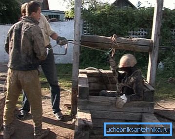 Спуск людини для проведення робіт. Спуск людини для проведення робіт.