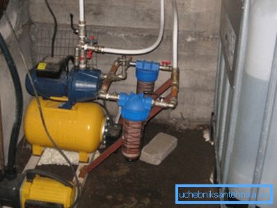 Станція водопостачання в підвалі Станція водопостачання в підвалі