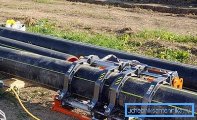 Стикова зварювання поліетиленового газопроводу. Стикова зварювання поліетиленового газопроводу.
