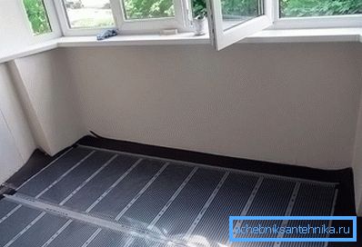 Тепла підлога на лоджії Тепла підлога на лоджії