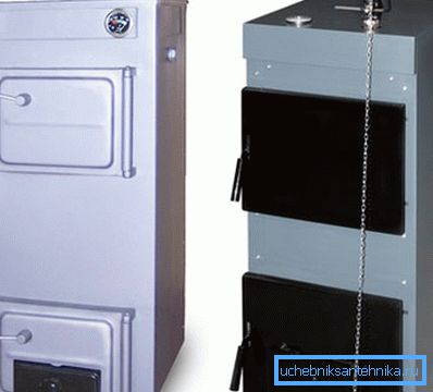 Твердопаливні котли опалення Дон з функцією переходу на газ (праворуч) Твердопаливні котли опалення Дон з функцією переходу на газ (праворуч)