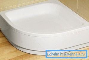 299 Кутовий акриловий піддон