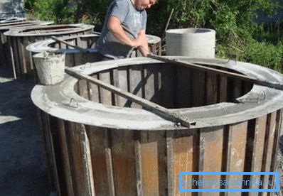 Установка і заливка опалубки Установка і заливка опалубки