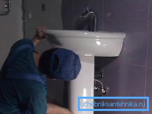 Установка умивальника своїми руками типу «тюльпан» Установка умивальника своїми руками типу «тюльпан»