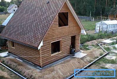 Пристрій каналізації в лазні Пристрій каналізації в лазні