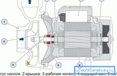 Пристрій поверхневого насоса. Пристрій поверхневого насоса.