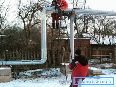 Утеплення теплотраси на вулиці Утеплення теплотраси на вулиці