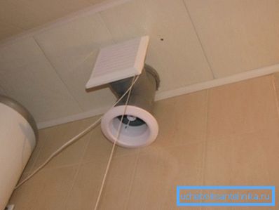 Вентилювання санвузла витяжним вентилятором Вентилювання санвузла витяжним вентилятором