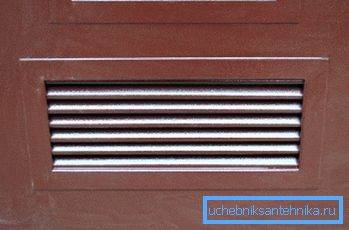 Вхідні металеві двері з вентиляційною сіткою Вхідні металеві двері з вентиляційною сіткою