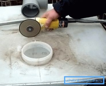 Замість ножа можна використовувати болгарку. Замість ножа можна використовувати болгарку.