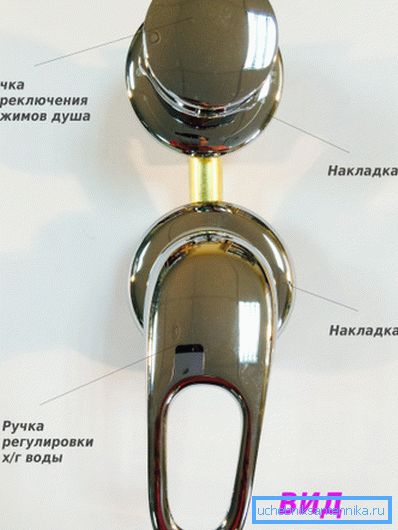 Зовнішній вигляд зібраного змішувача. Зовнішній вигляд зібраного змішувача.