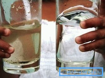 Вода до і після фільтрації Вода до і після фільтрації