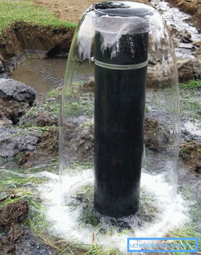 Вода після очищення свердловини Вода після очищення свердловини