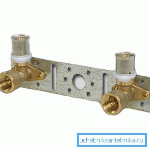 Водорозеткі на металевій планці Водорозеткі на металевій планці