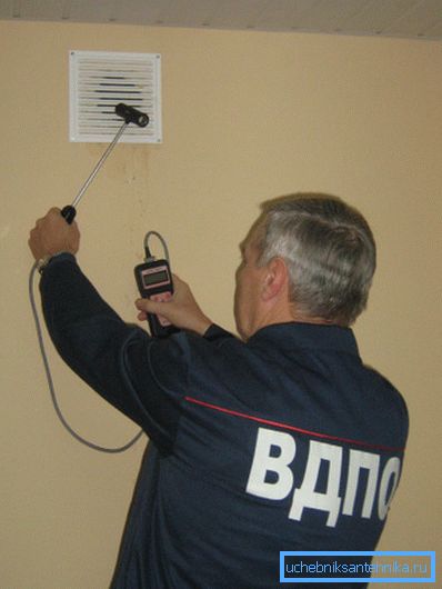 Замір швидкості руху повітря Замір швидкості руху повітря